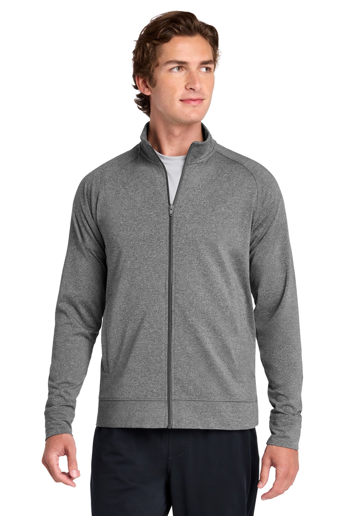 Sport-Tek ®  Sport-Wick ®  Stretch Full-Zip Cadet Jacket ST857
