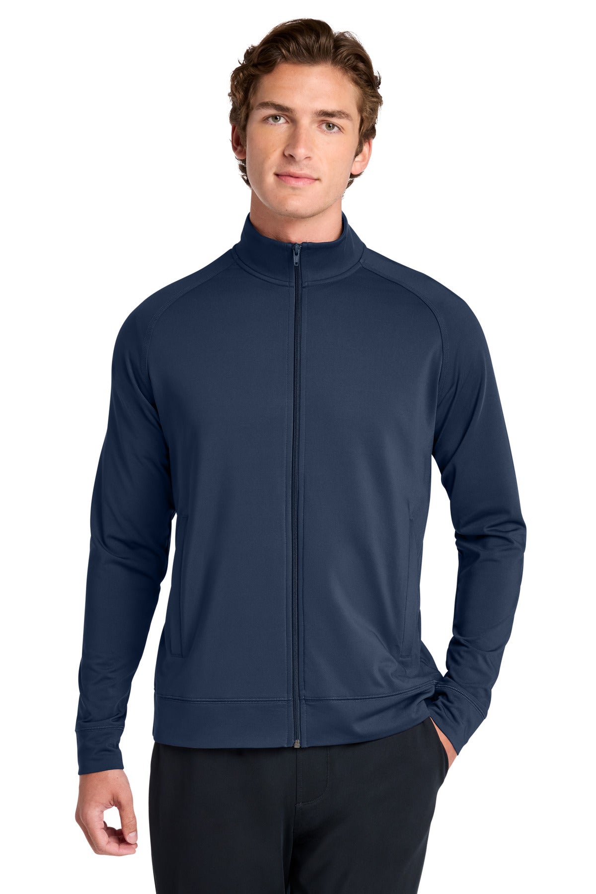 Sport-Tek ®  Sport-Wick ®  Stretch Full-Zip Cadet Jacket ST857