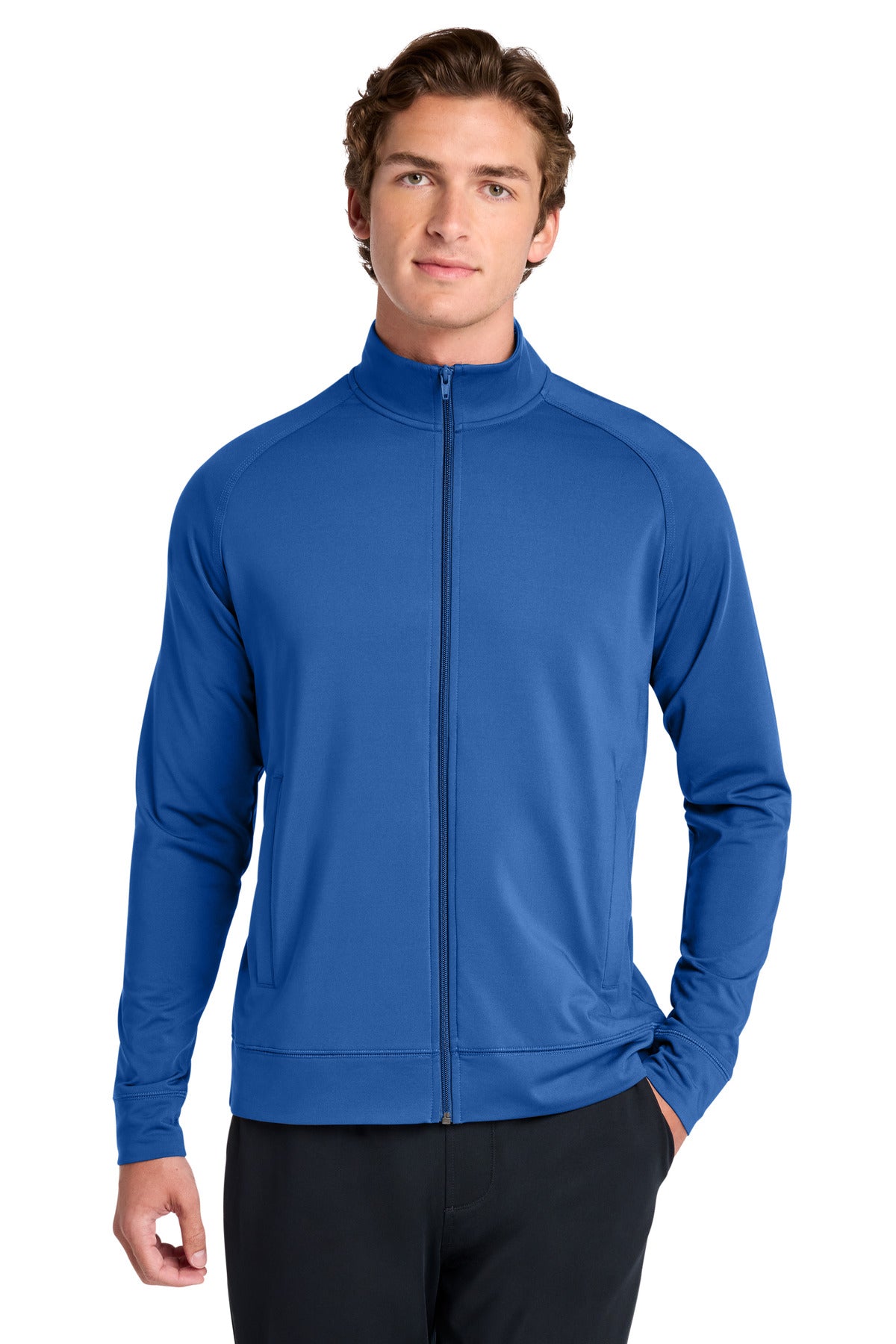 Sport-Tek ®  Sport-Wick ®  Stretch Full-Zip Cadet Jacket ST857