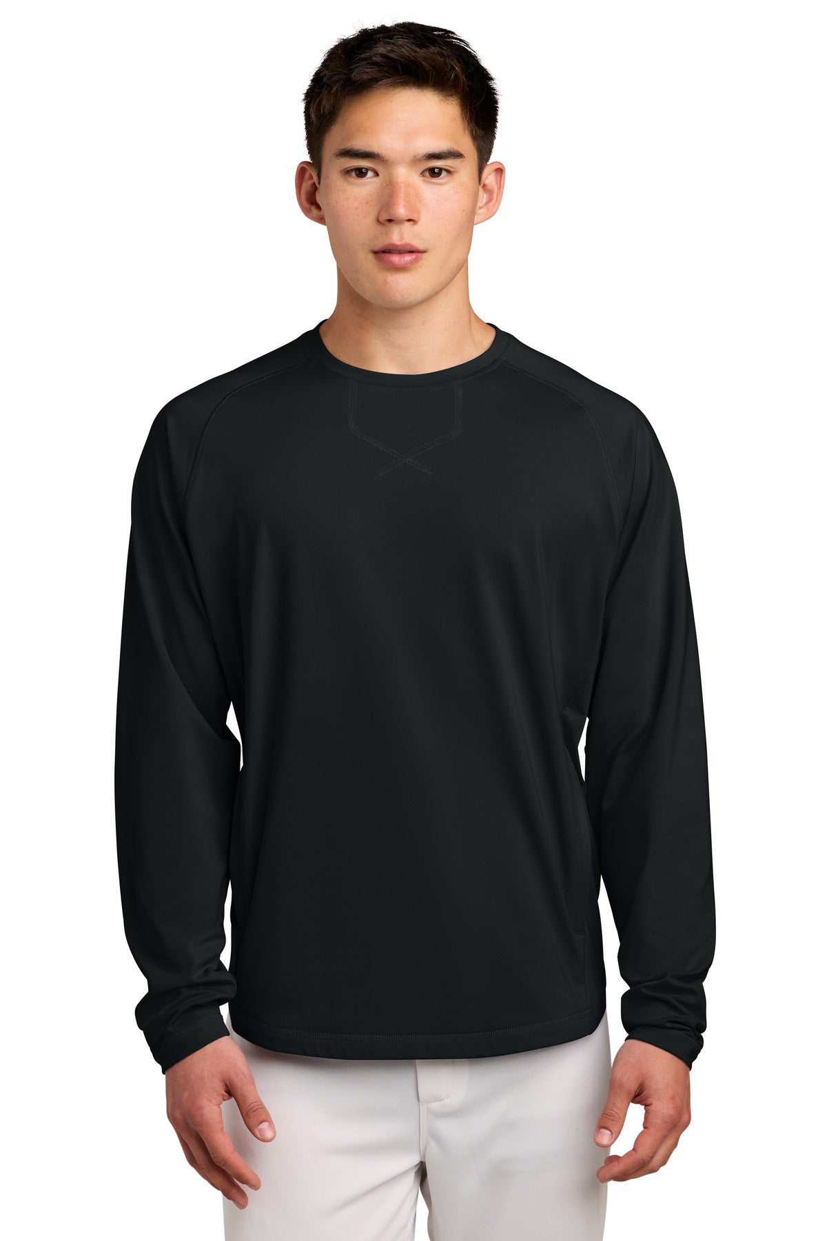 Sport-Tek ®  Sport-Wick ®  Stretch Pocketed Crewneck ST859