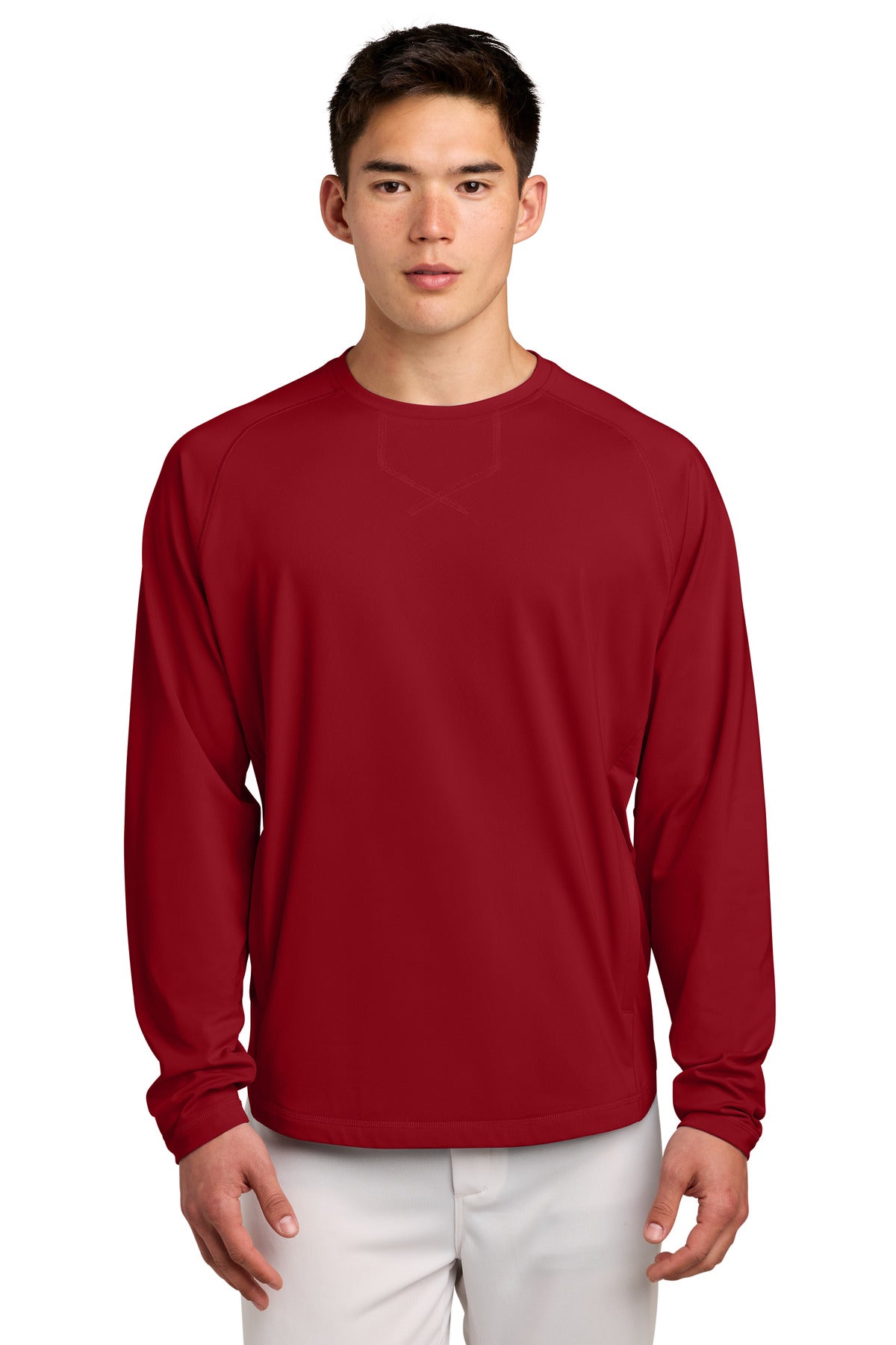 Sport-Tek ®  Sport-Wick ®  Stretch Pocketed Crewneck ST859