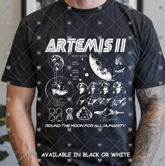 Artemis II  - DTF (Direct to Film)