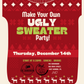 Make Your Own Ugly Holiday Sweater Party