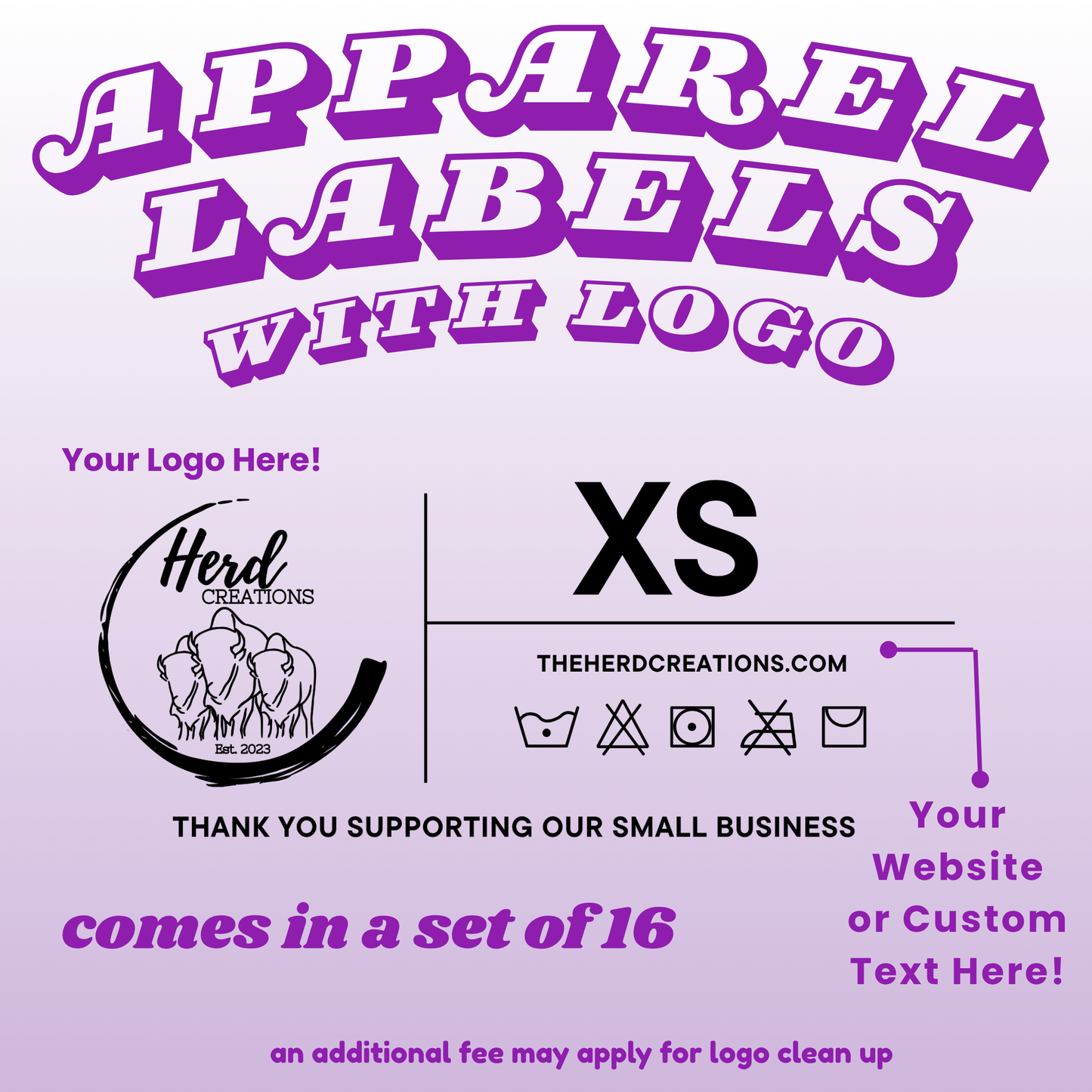 Custom Apparel Labels Logo