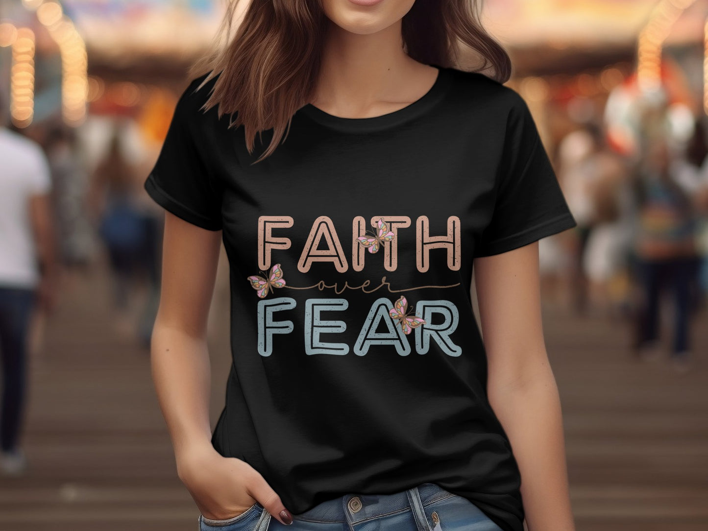Faith Over Fear - DTF (Direct to Film)