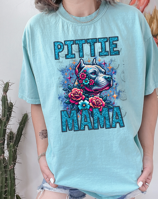 Pittie Mom Side View - DTF Transfer